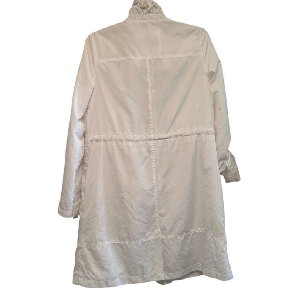 Black Rivet white rain coat - Picture 2 of 9